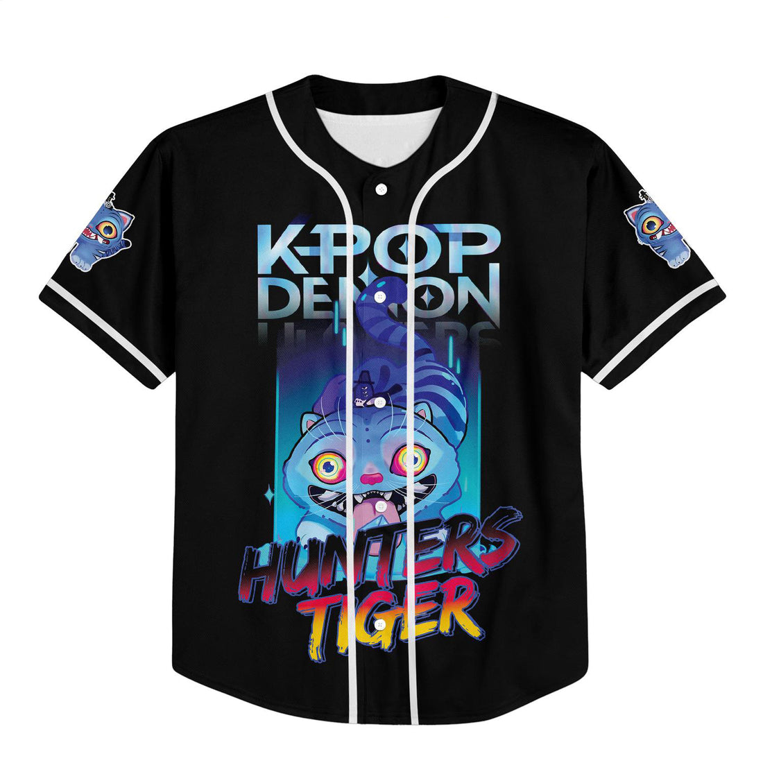 Personalized Demon Hunter Tiger Baseball Jersey