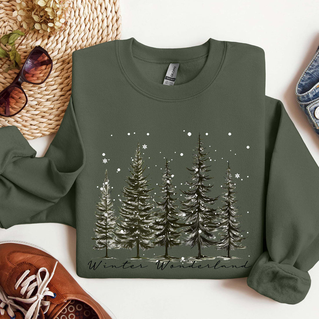 Winter Wonderland, Winter Sweatshirt, Christmas Shirt For Women, Winter Gift