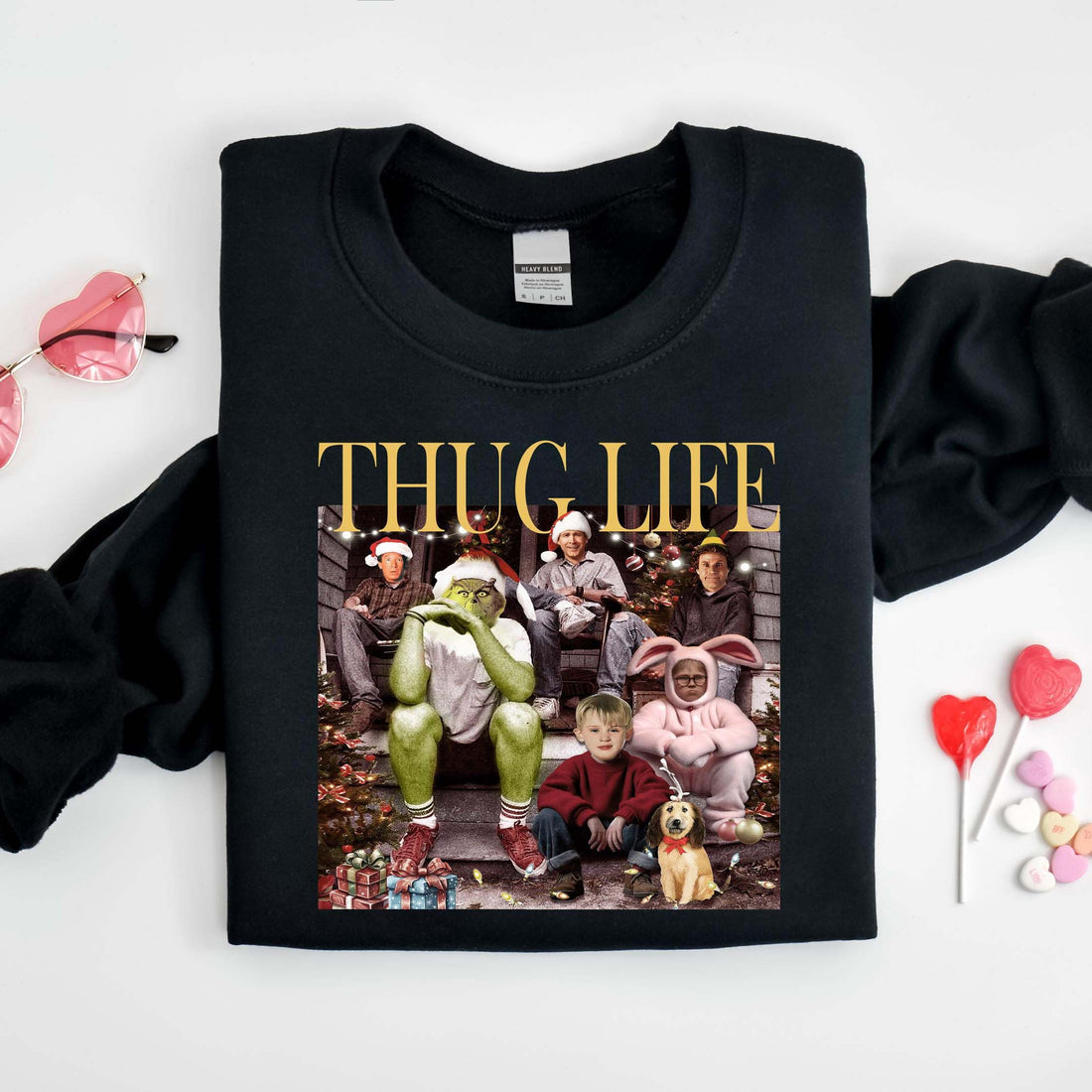 Thug Life Christmas Shirt Christmas Sweatshirt Christmas Movie Shirt