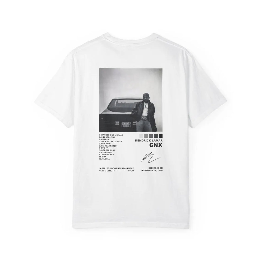 Kendrick Lamar GNX Album Cover T-Shirt