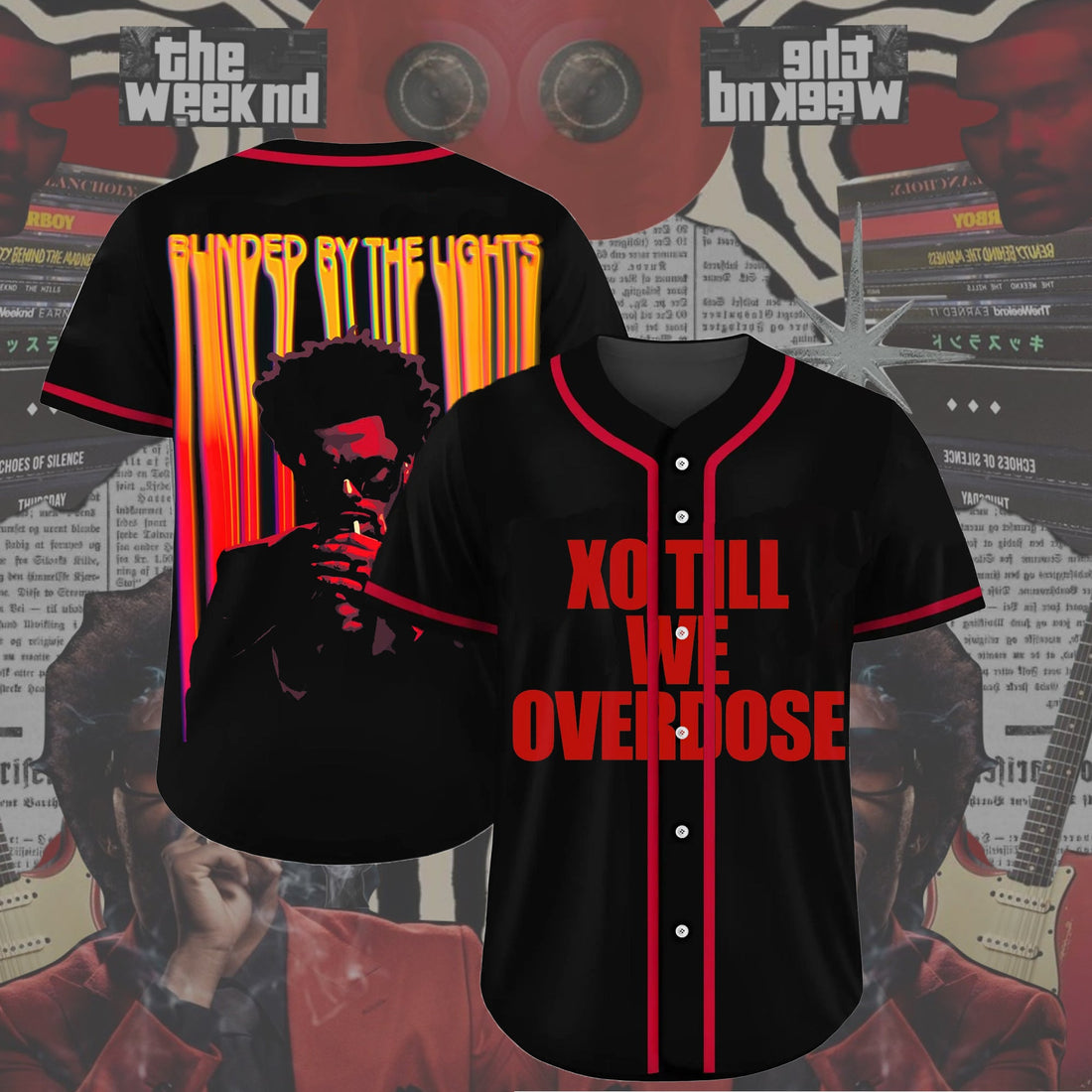 Personalization Blinded By The Lights Xo Till We Overdose Jersey