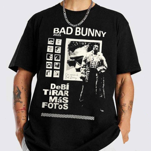 Debi Tirar Mas Fotos Bad Bunny New Album T-Shirt