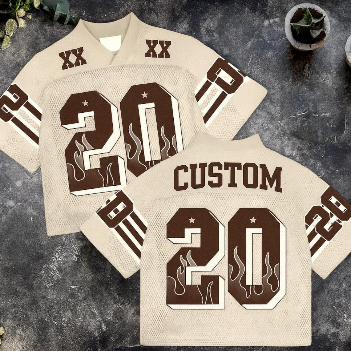 Chris Brown Custom Football Jersey with Name and Number