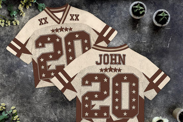 Chris Brown Custom Star Football Jersey with Name and Number