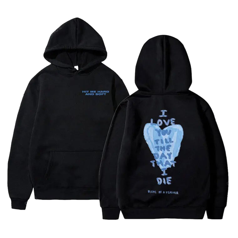 Hit Me Hard and Soft Birds of A Feather I Love You Till The Day That I Die Hoodie