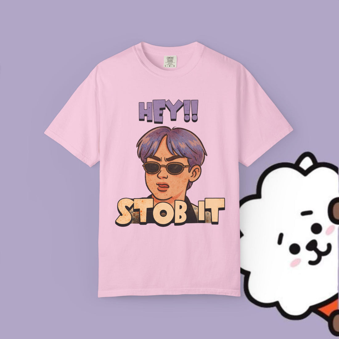 Jin Famous Meme Stob It and Spine Breaker Concert T-Shirt