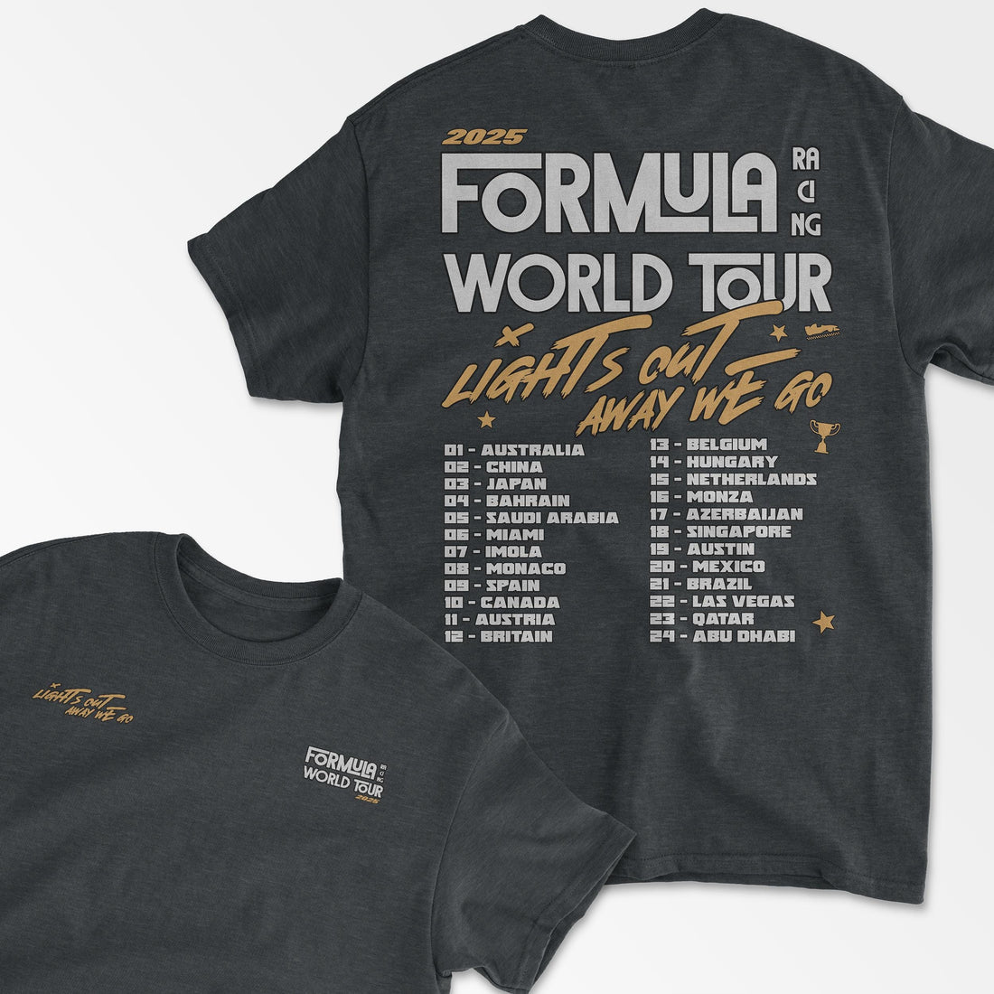 Racing Formula 1 World Tour Inspired T-Shirt