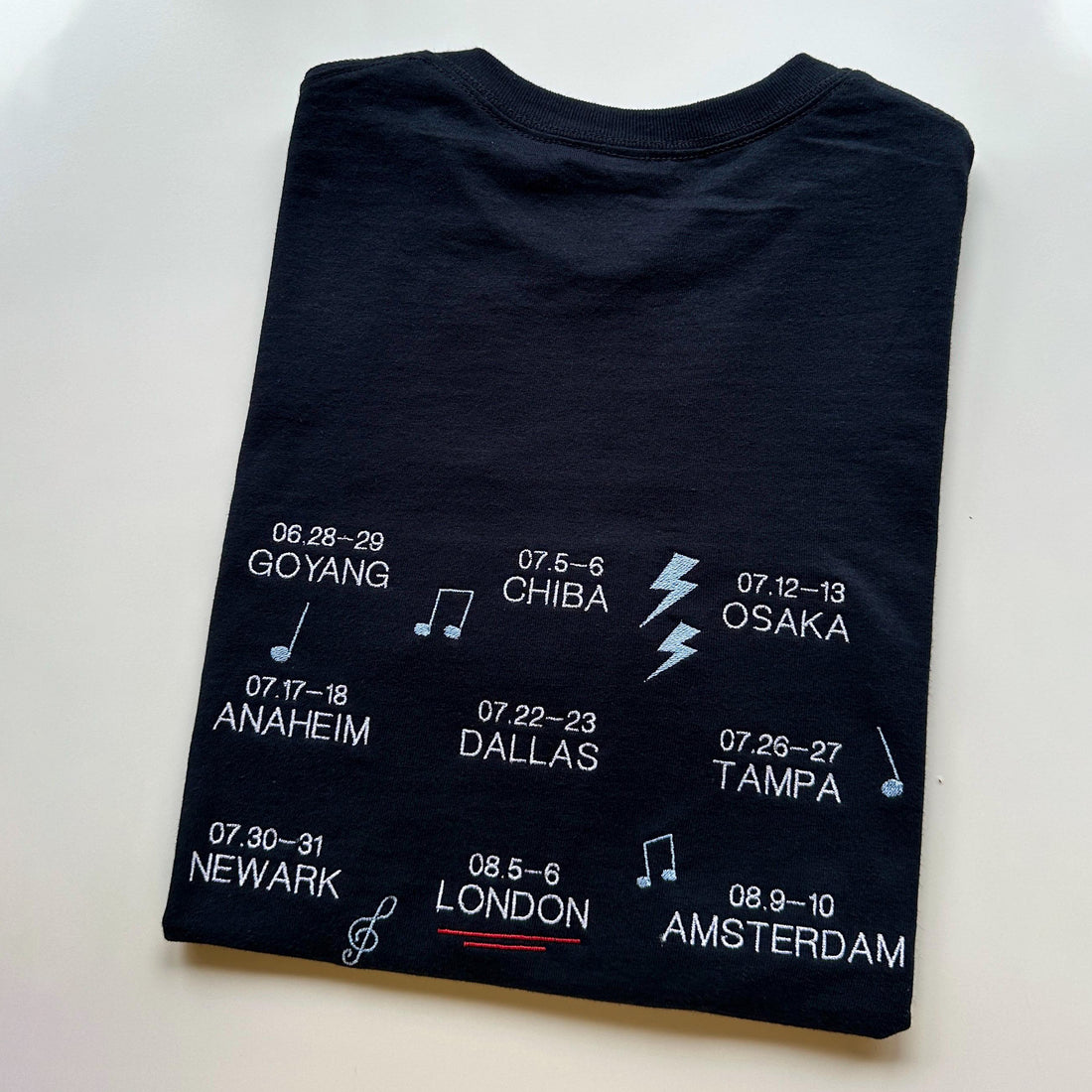 Runseokjin Ep Tour Embroidered T-Shirt