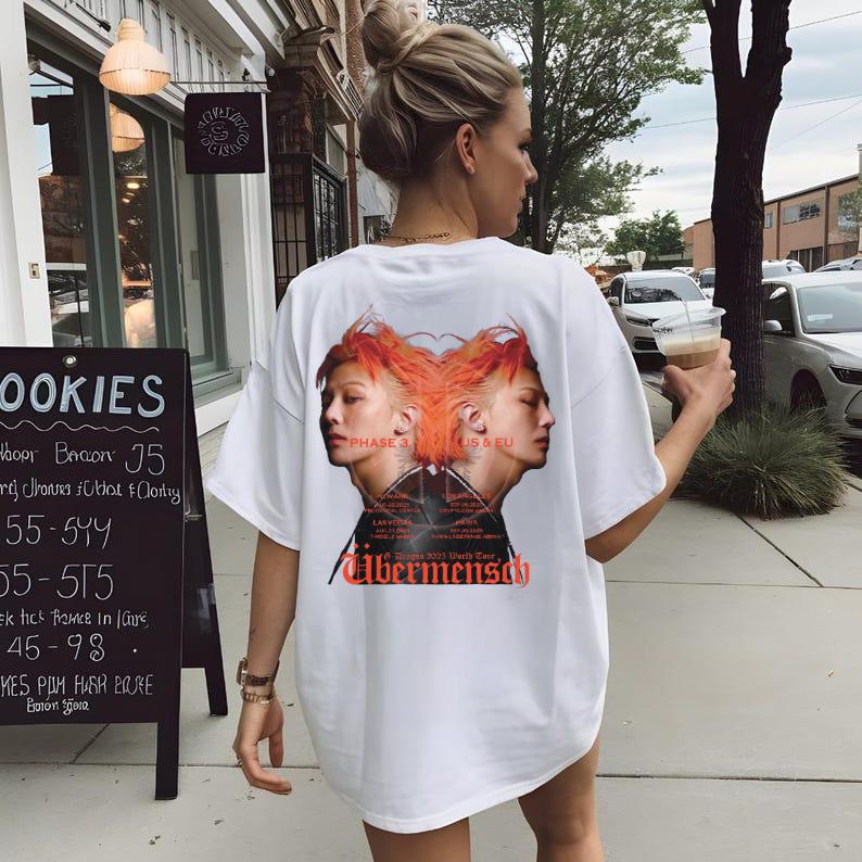 Retro Gdragon Ubermensch World Tour in US & EU T-Shirt