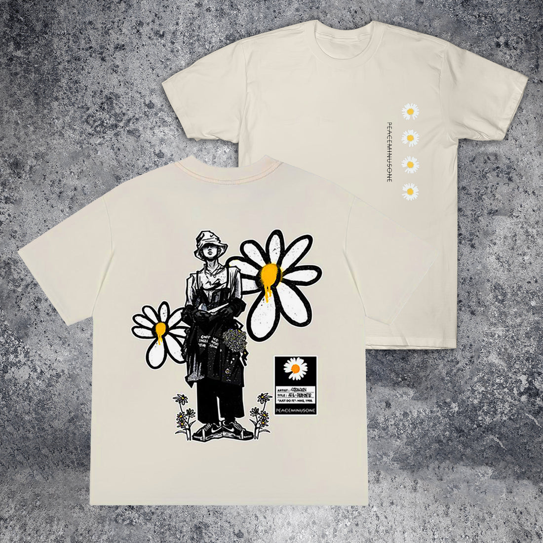 G-Dragon Power Daisy Two Side T-Shirt