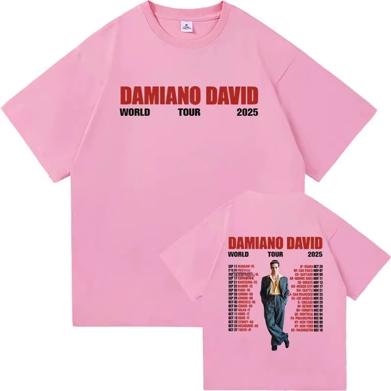 Damiano David 2025 World Tour T-shirt