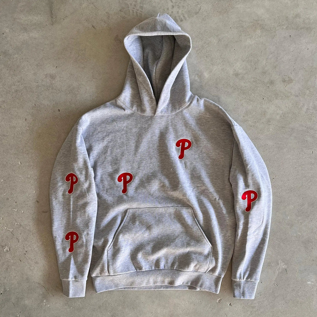 Puerto Rico Initial Embroidered Hoodie