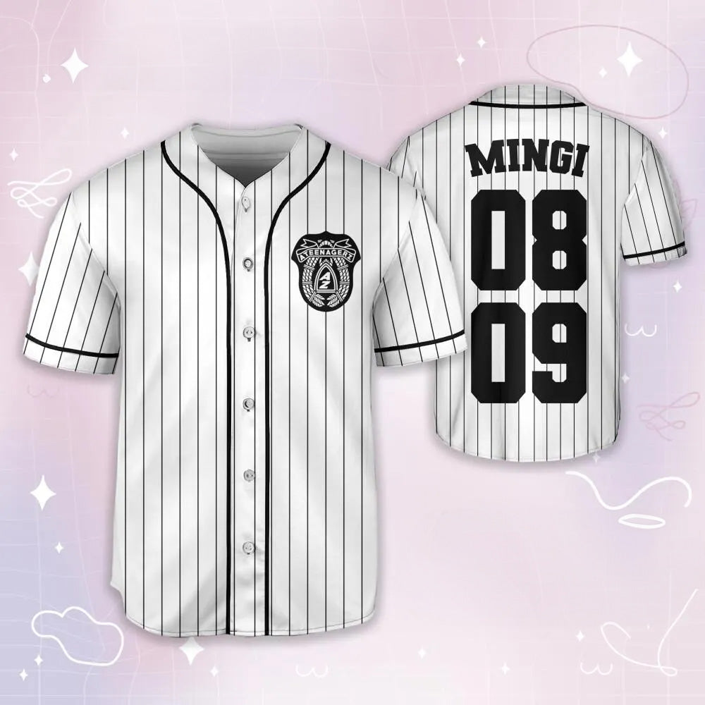 Custom Ateez World Tour Trending Kpop Baseball Jersey