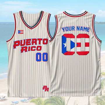 Puerto Rico Custom Basketball Jersey