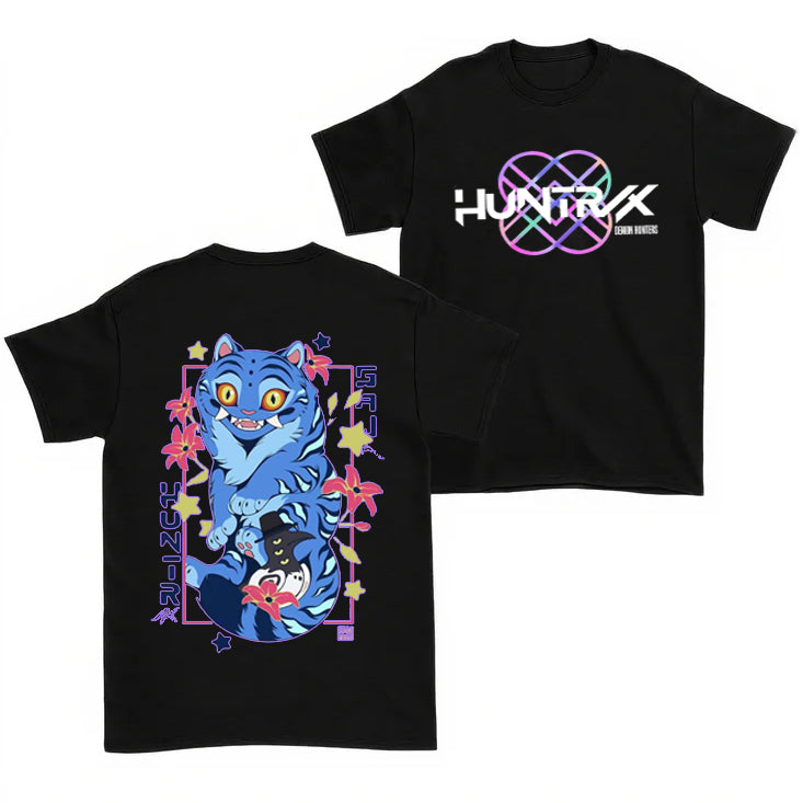 Kpop Demon Hunters Demon Tiger T-shirt - Two Side Design