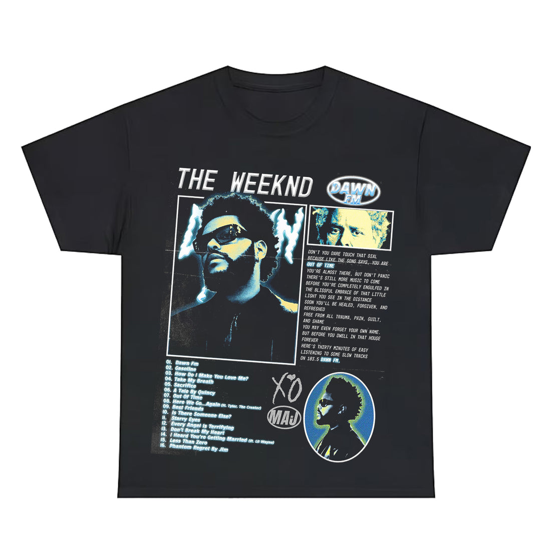 The Weeknd "Dawn Fm Xo" Print T-Shirt