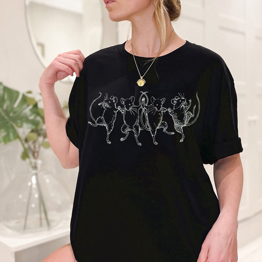 Funny Goblincore T-Shirt for Men Women, Cottagecore Aesthetic, Medieval Tattoo Style, Weirdcore Top