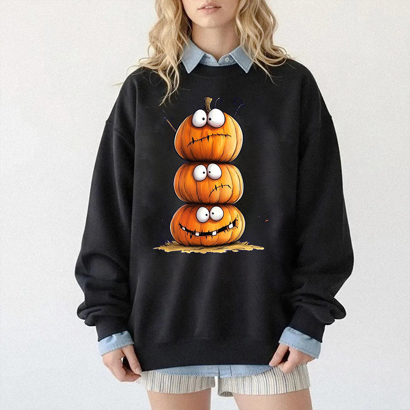 Funny Halloween Pumpkin  Sweatshirt