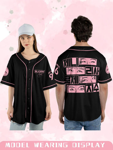 Custom BLACKPINK Signed Baseball Jersey for 2025 Deadline Tour