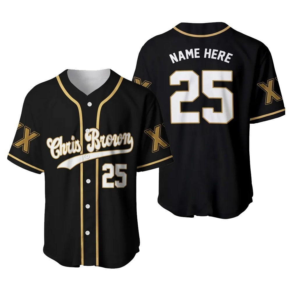Chris #Brown Breezy Bowl 2025 Baseball Jersey, Personalized Breezy Bow Tour Gift