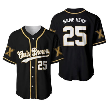 Chris #Brown Breezy Bowl 2025 Baseball Jersey, Personalized Breezy Bow Tour Gift