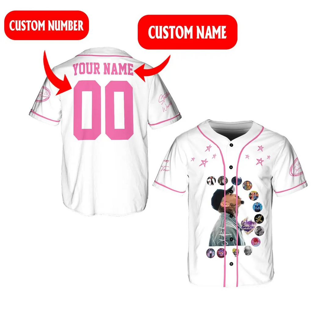 Custom Name Number Chris Brown Breezy Bowl XX Tour 2025 Jersey, Breezy Bowl Tee