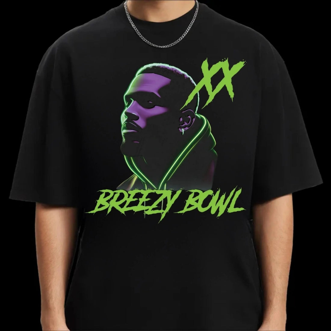 Chris Brown Green Tour Breezy Bowl XX Vintage Unisex T-Shirt