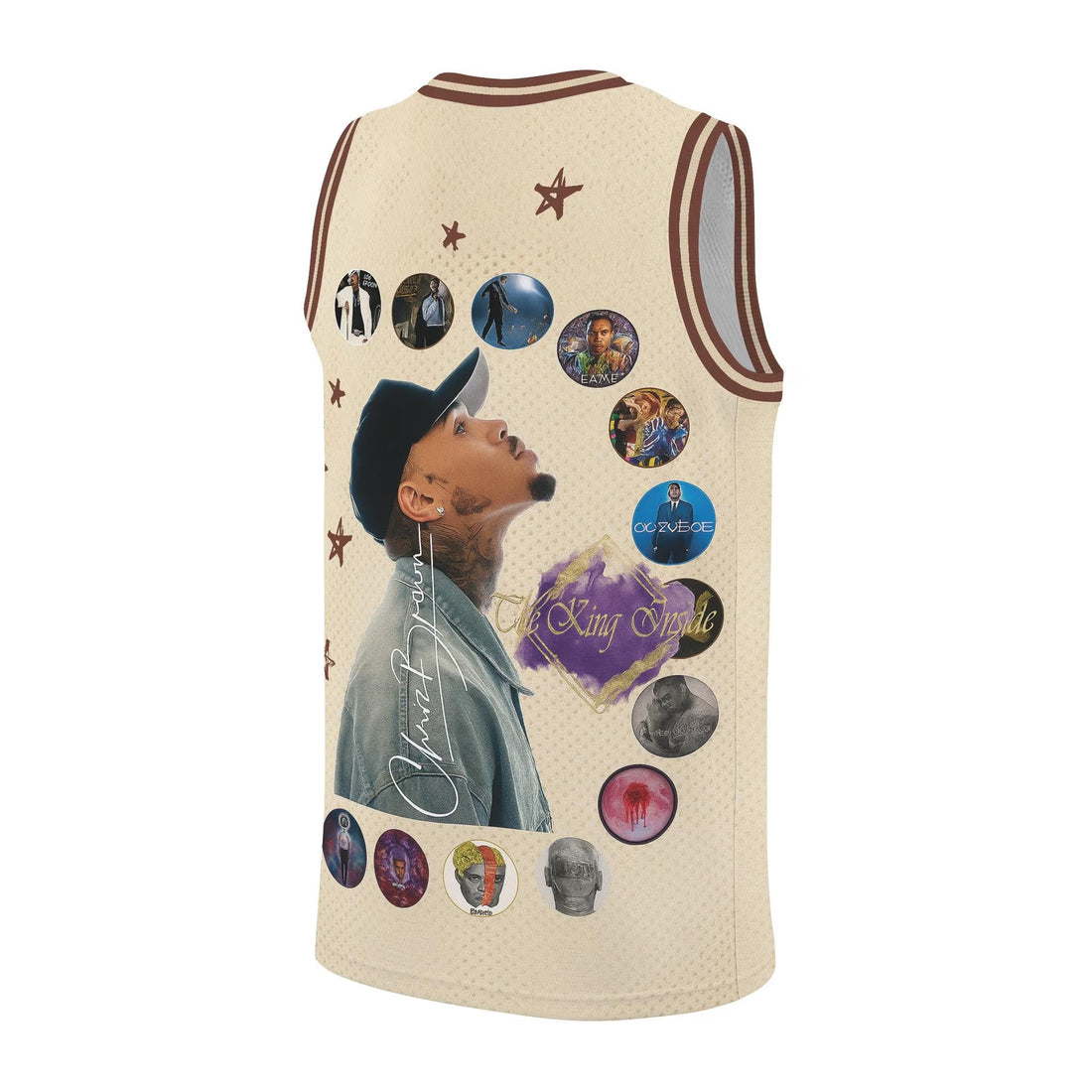 Chris Brown Breezy Bowl XX Tour Baseketball Jersey