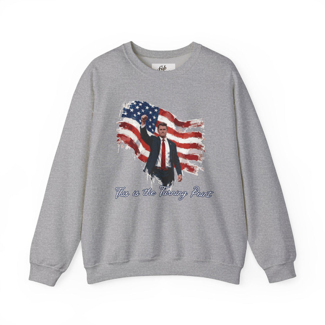 Charlie Kirk | This is the Turning Point Unisex Crewneck Sweatshirt