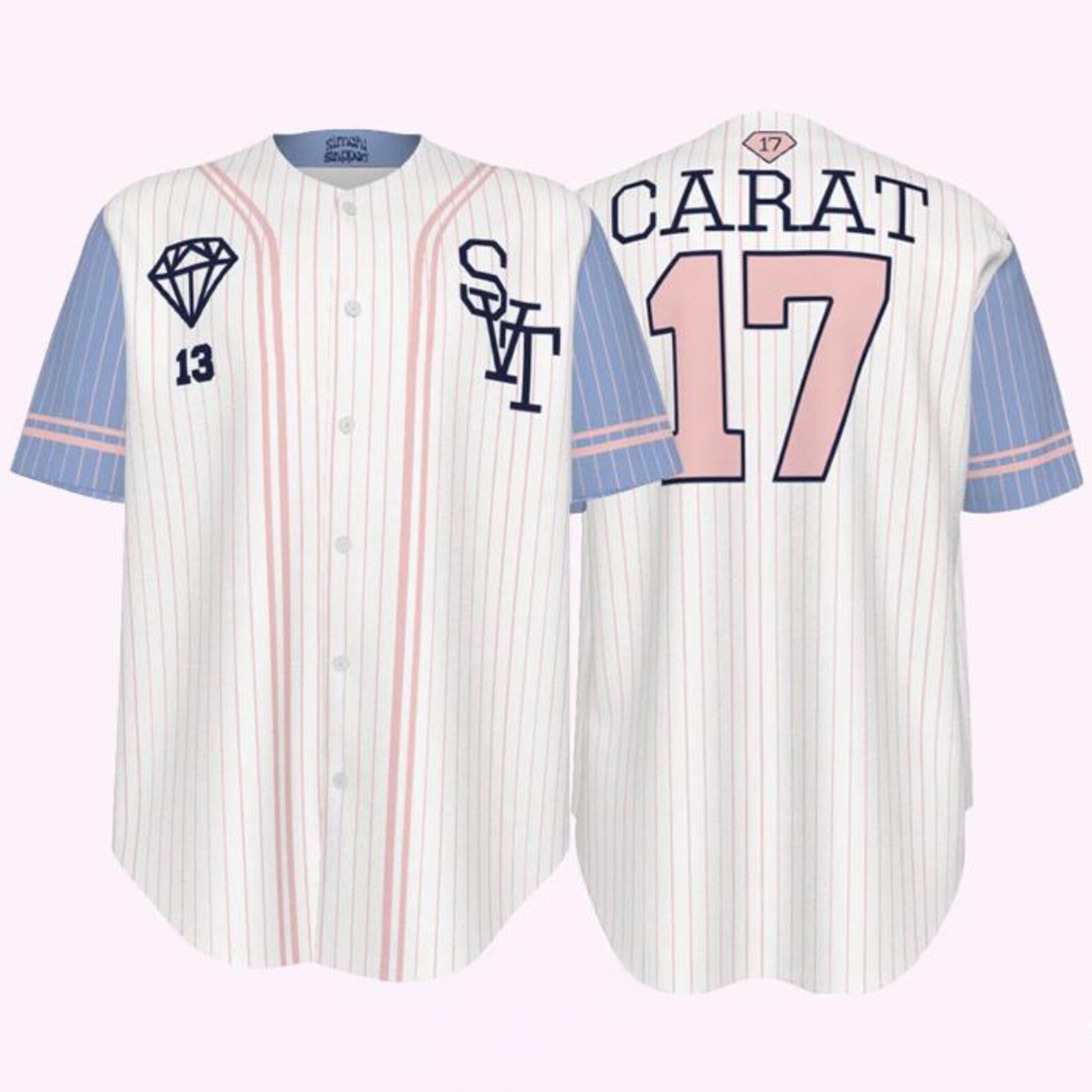Seventeen Shirt, Fan Made Seventeen Jersey, Kpop Shirt, Seventeen Themed Jersey, Seventeen Kpop Jersey