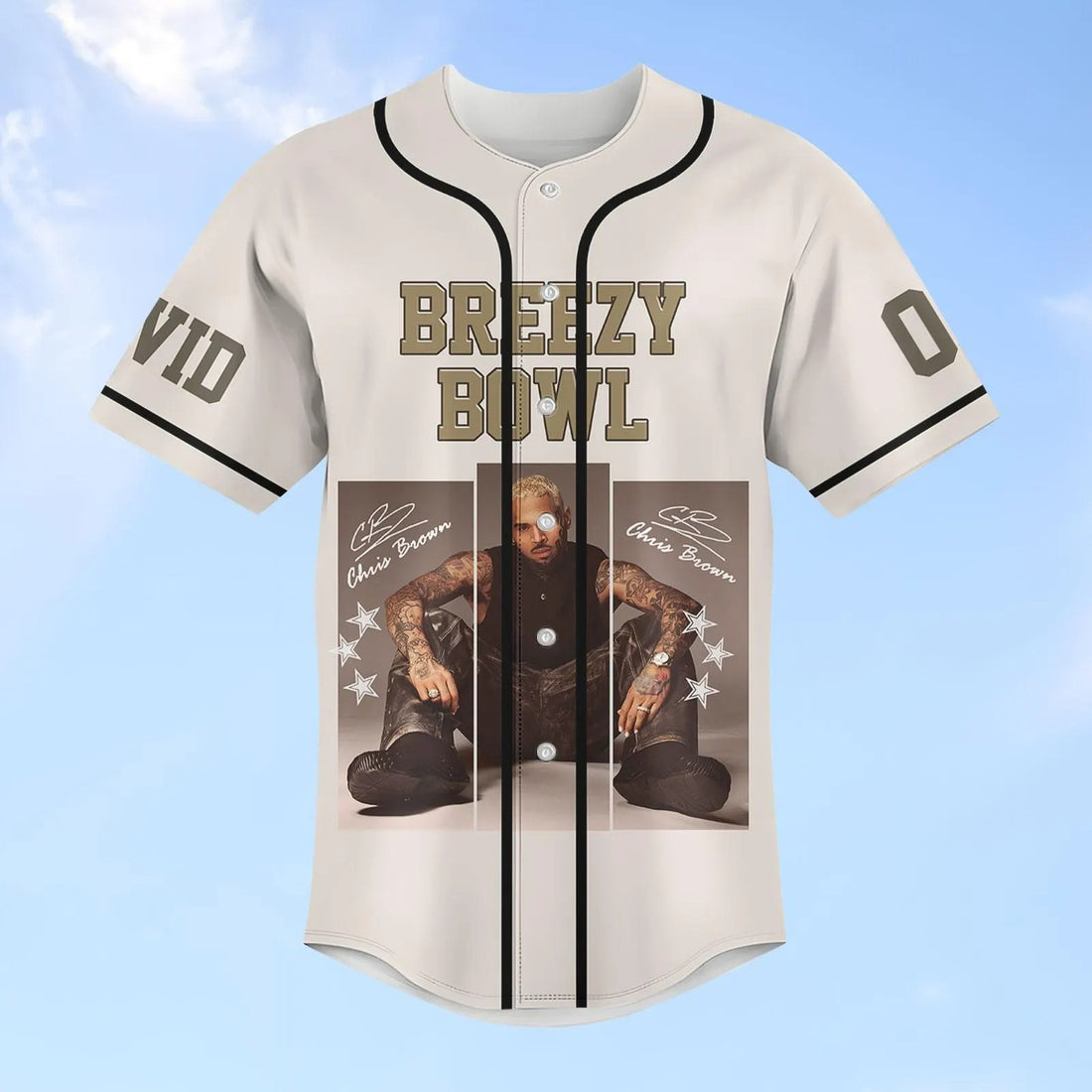 Chris Brown Breezy Bowl XX Baseball Jersey