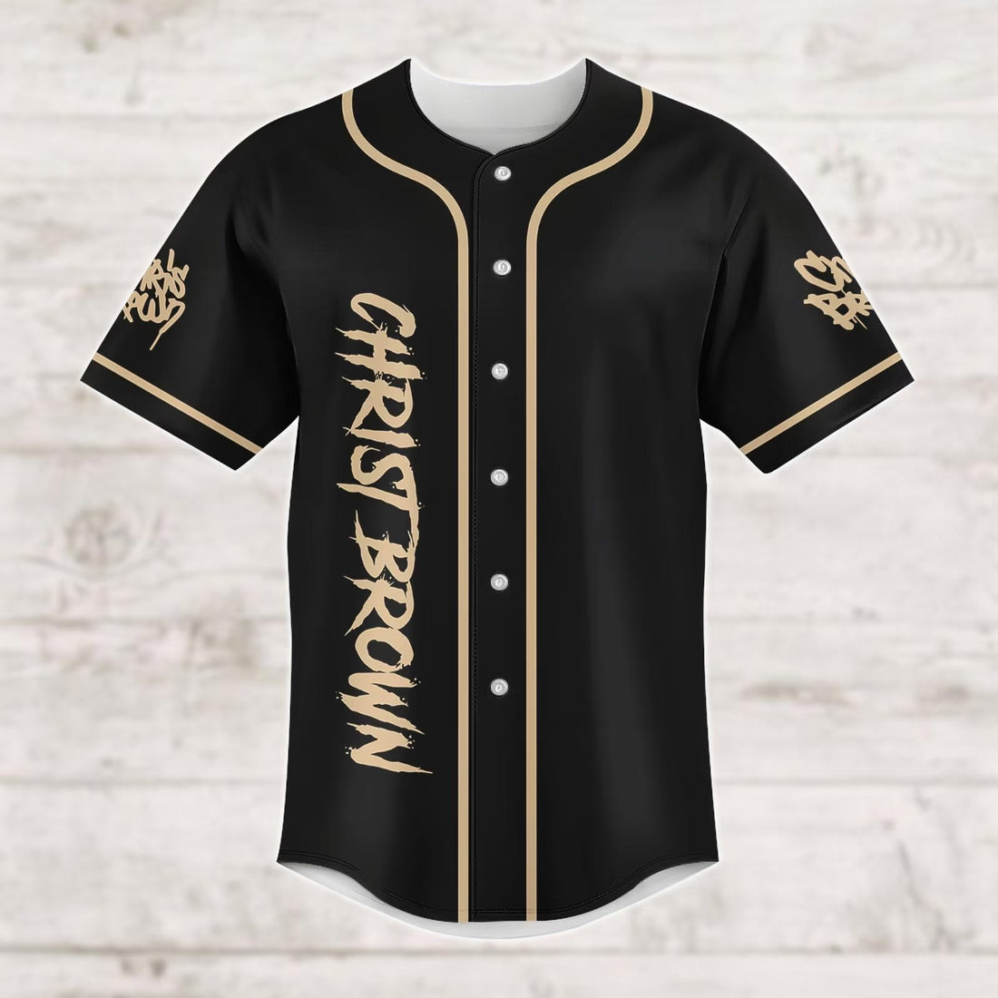 Concert 2025 Chris Brown Fan Baseball Jersey