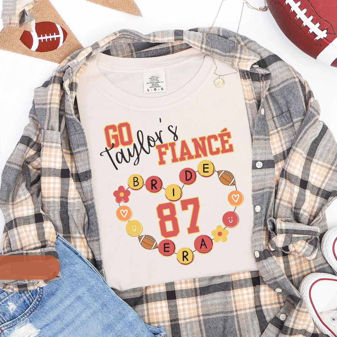 Taylor Kelce Shirt Bracelet Engagement T-Shirt