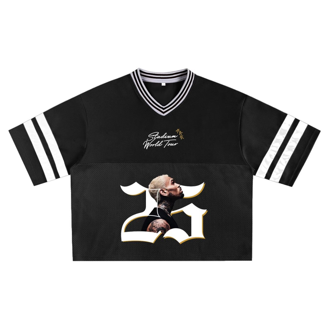 Breezy Bowl 25 Jersey, Chris Brown Inspired Tour Shirt, Concert Shirt for Chris Brown Fans