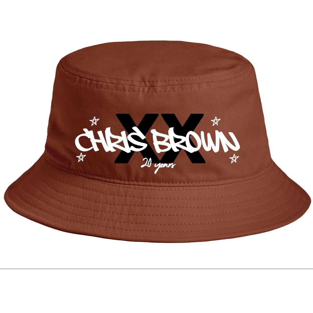 Chris Brown Breezy Bowl XX Bucket Hat, Trendy Hat for Music Fans
