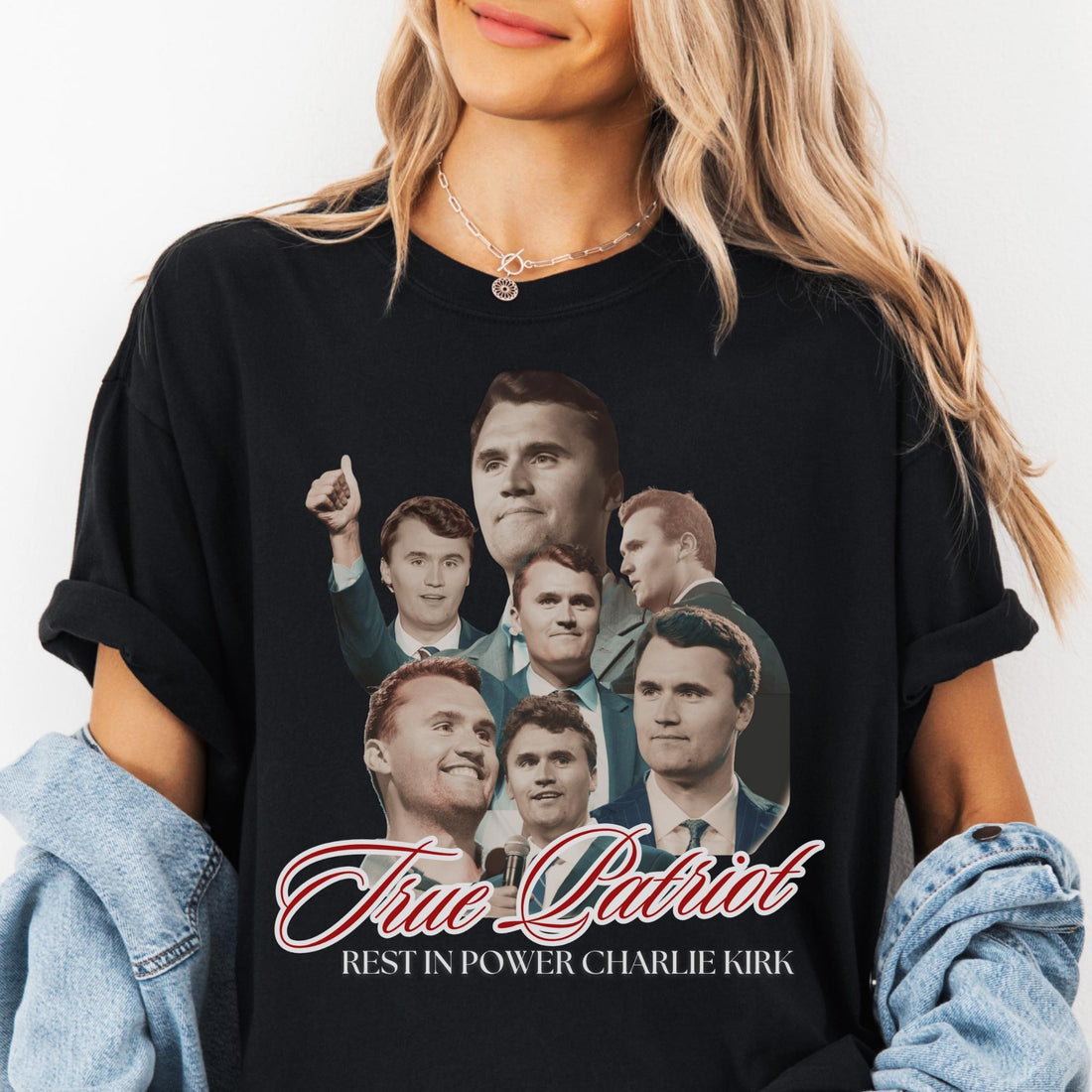 A True Patriot Charlie Kirk Shirt Charlie Kirk Assassination Shirt Pray for Charlie Kirk Shirt Justice For