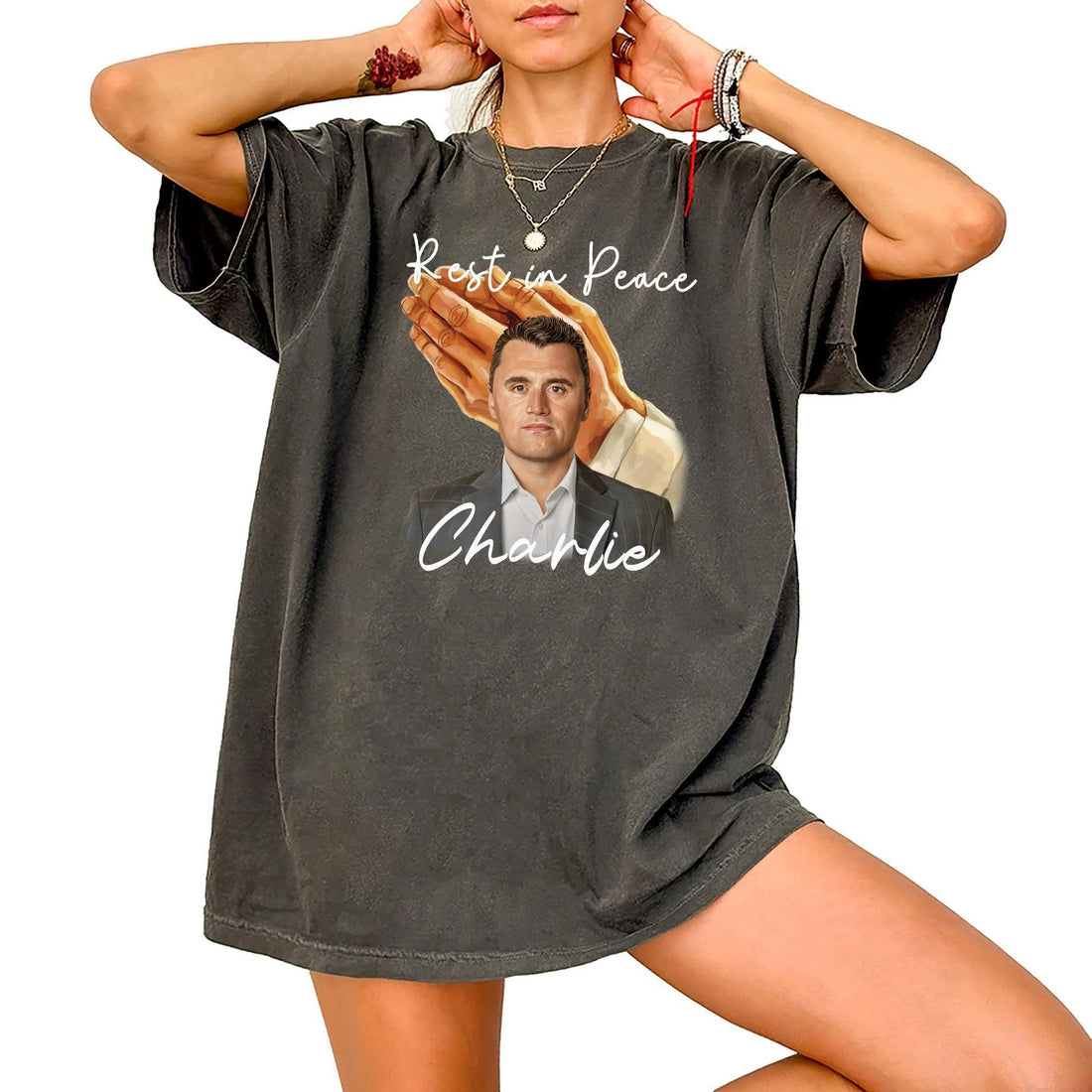 Rest in Peace Charlie Shirt, A True Patriot Charlie Kirk Shirt