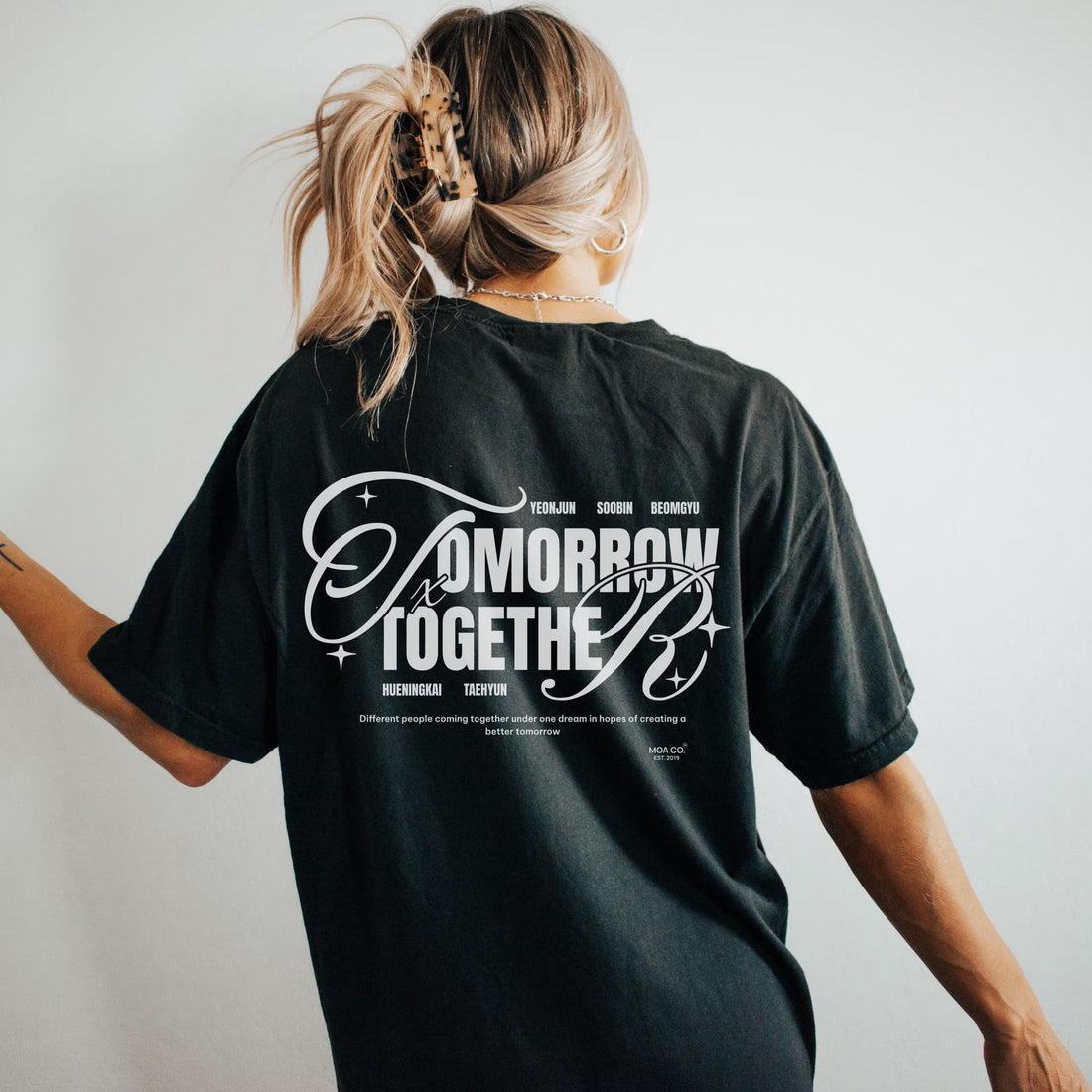 Tomorrow X Together Kpop Shirt, TXT Kpop Fan Merch, Minimalist Kpop Shirt