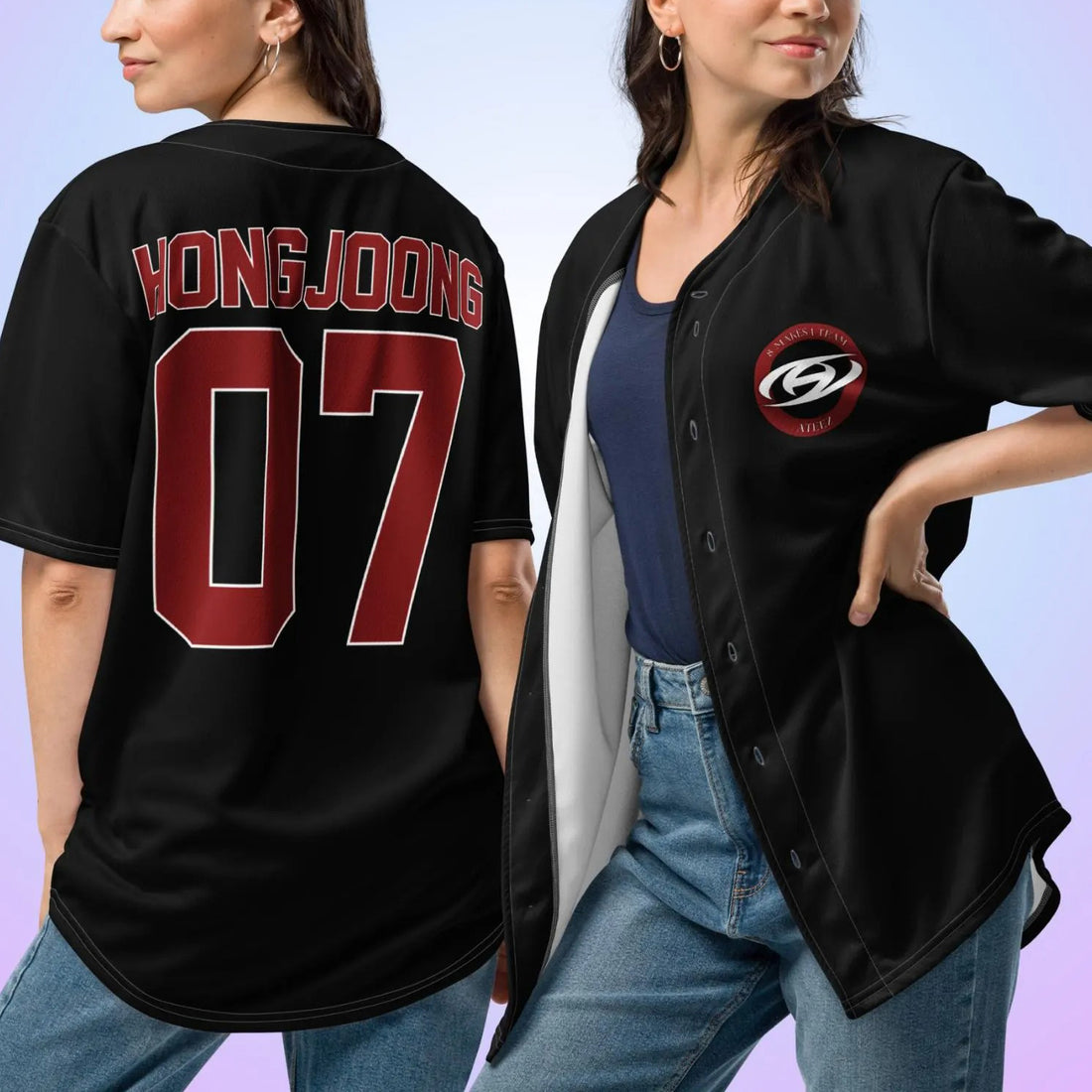 Custom Inspired Tour Kpop Ateez Jersey