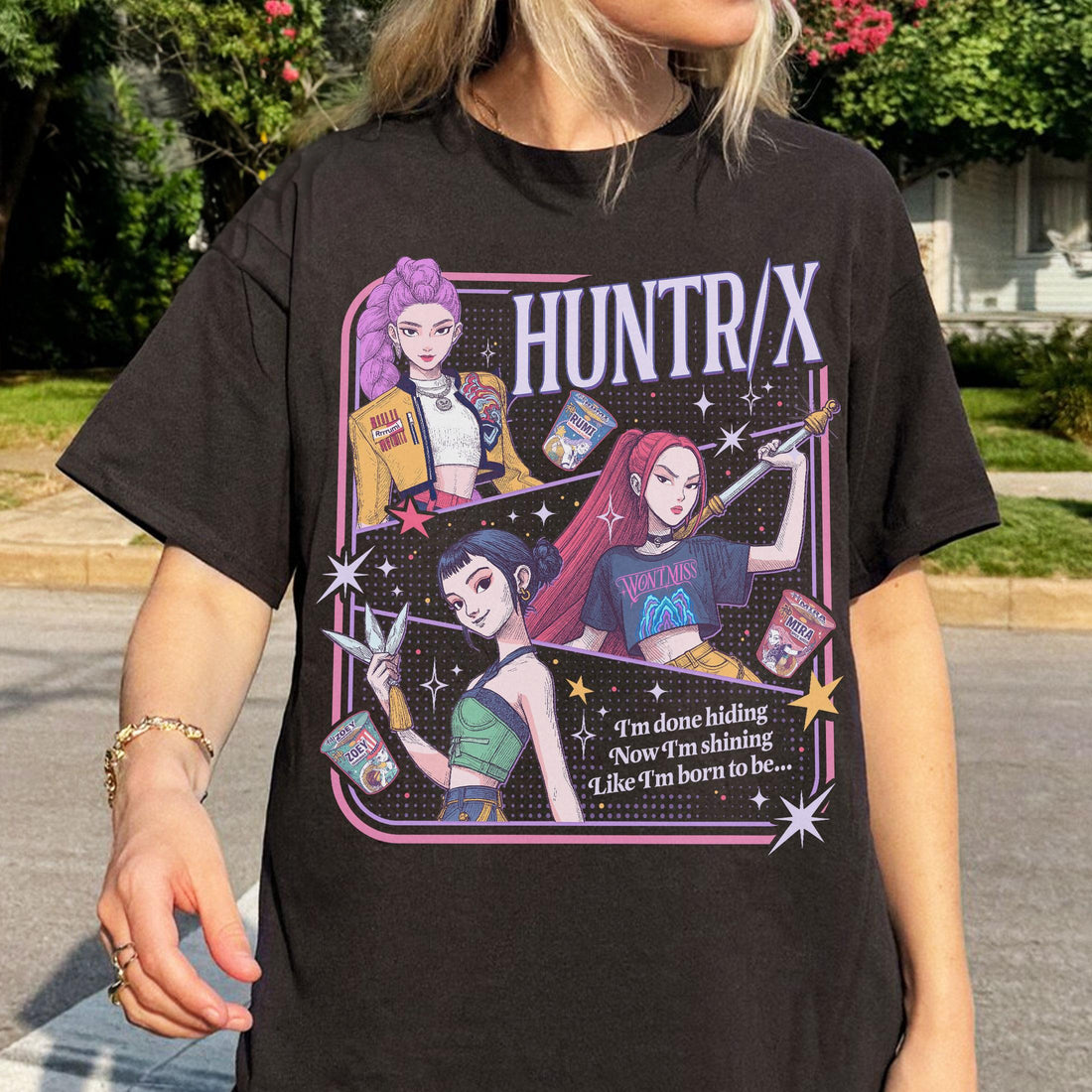 Huntrix Demon Hunters Shirt - Huntrix Girls T-Shirt