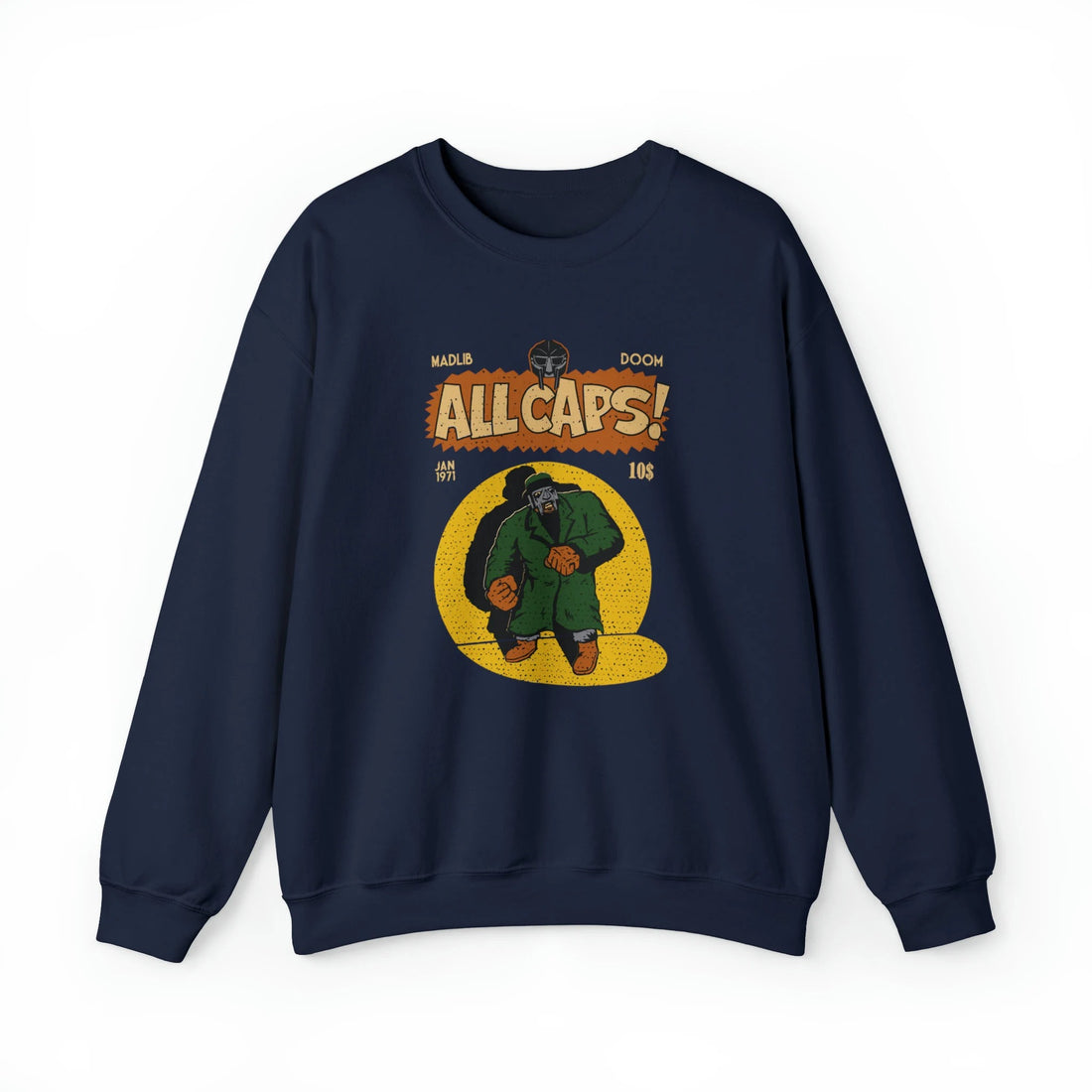Madlib Doom All Caps Mf Doom Sweatshirt