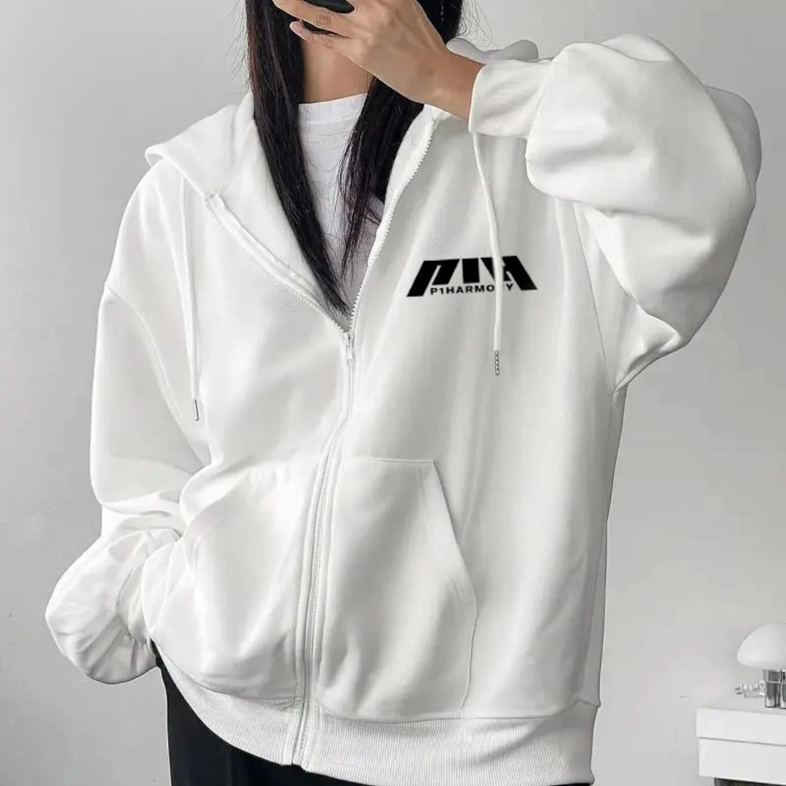 P1Harmony Live Tour 2025 Zip Hoodie, P1Harmony Duh!