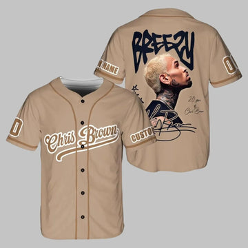 Personalized Chris Brown Breezy Bowl XX 2025 Baseball Jersey