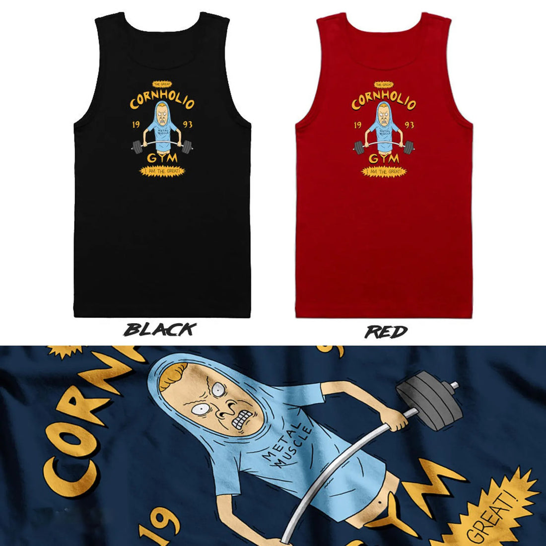 Cornholio's Gym - Great Cornholio Gym| Funny Workout Fitness Shirt