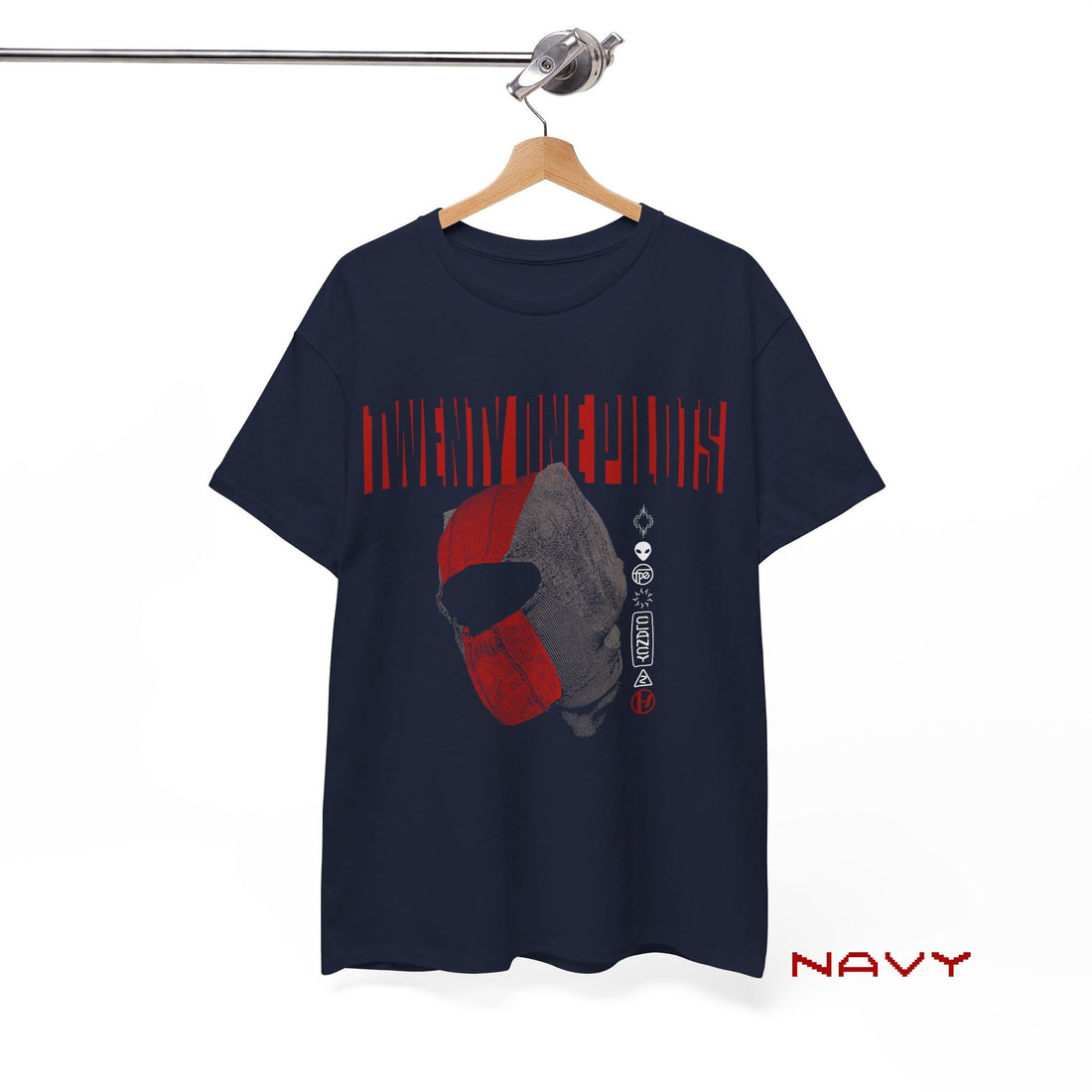 Twenty One Pilots Clancy Mask & Symbols T-shirt