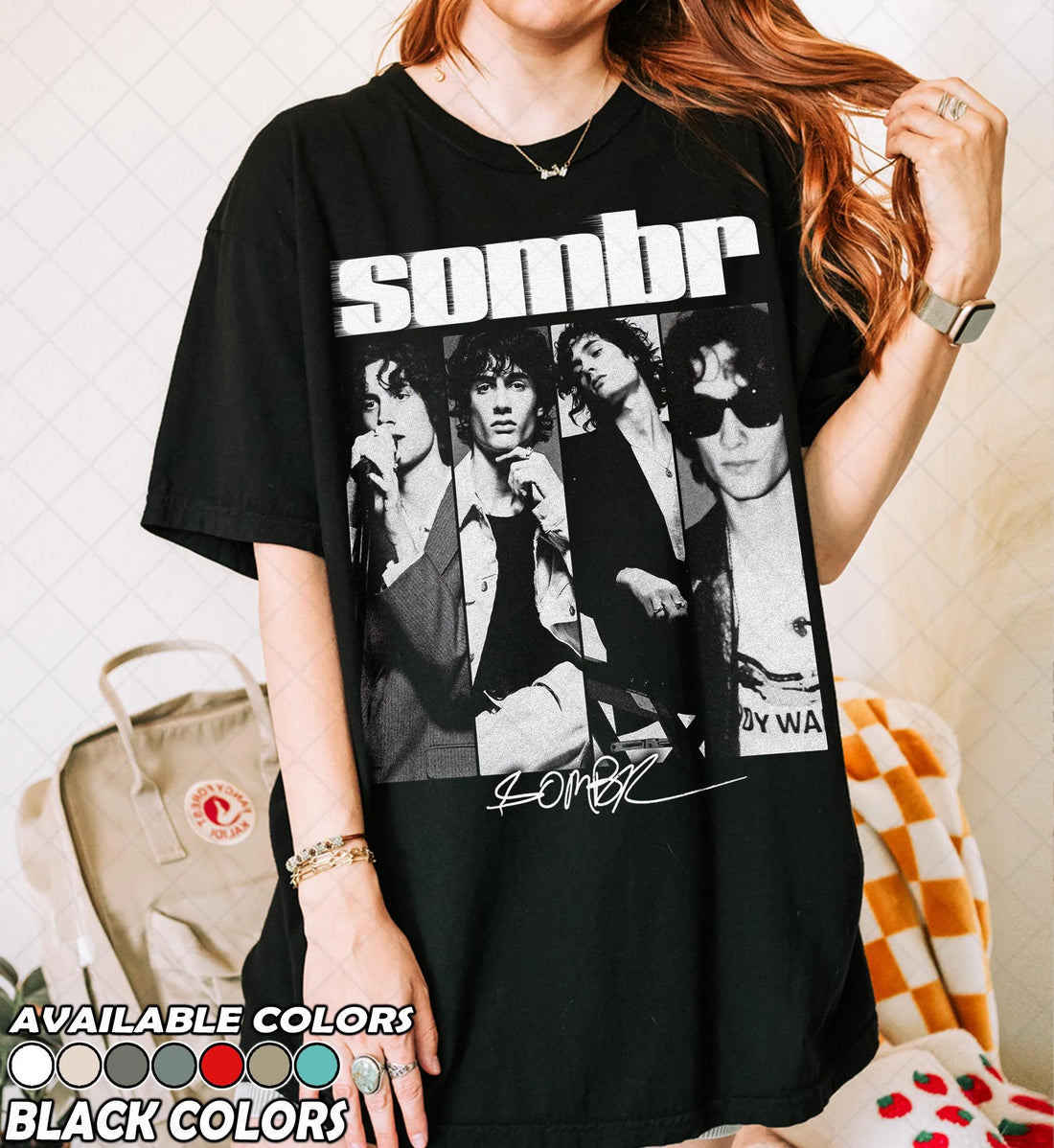 Sombr World Tour Music Bootleg Fan T-Shirt