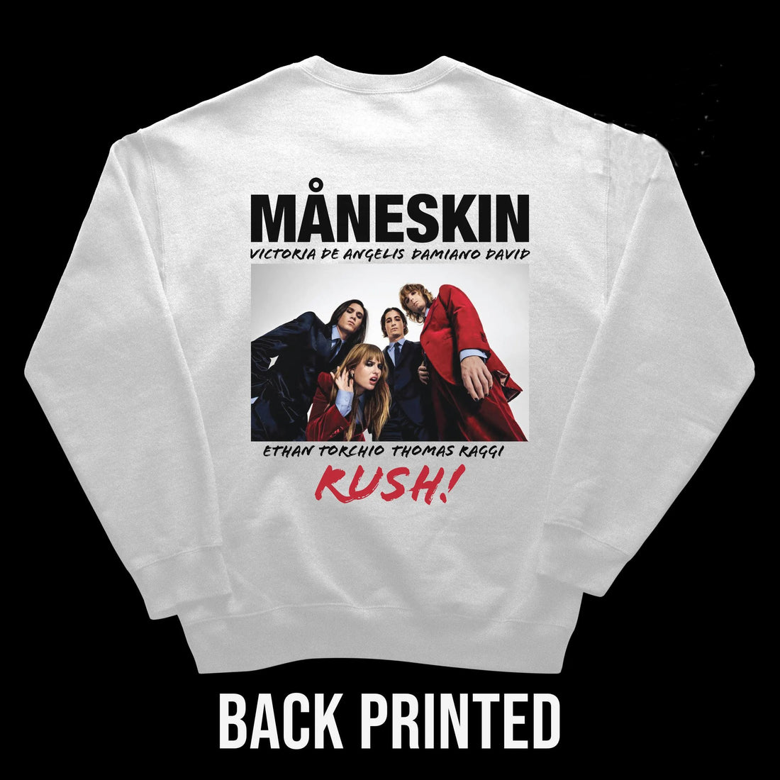 Måneskin Damiano David RUSH! Album Sweatshirt