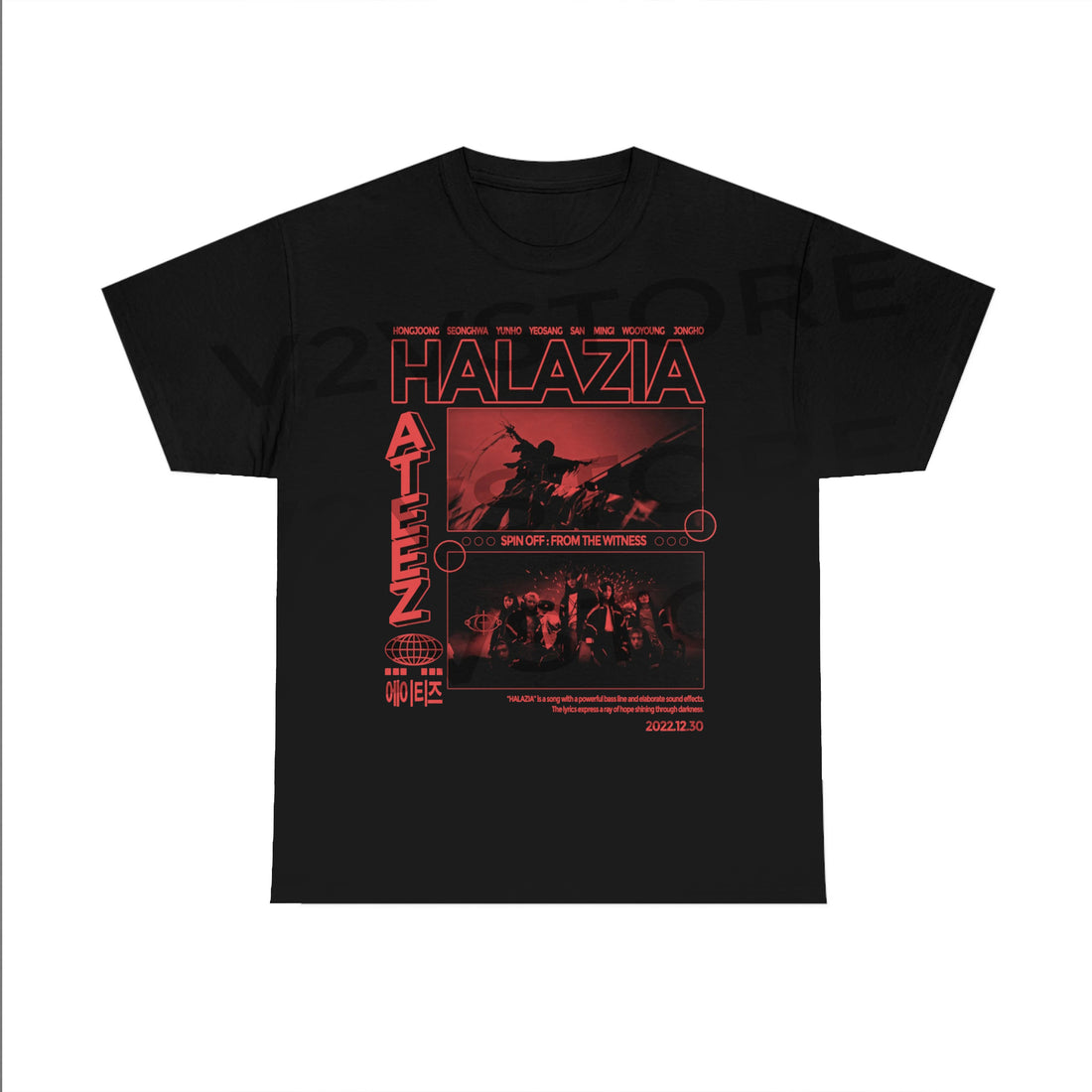 Ateez HALAZIA Unisex Tshirt