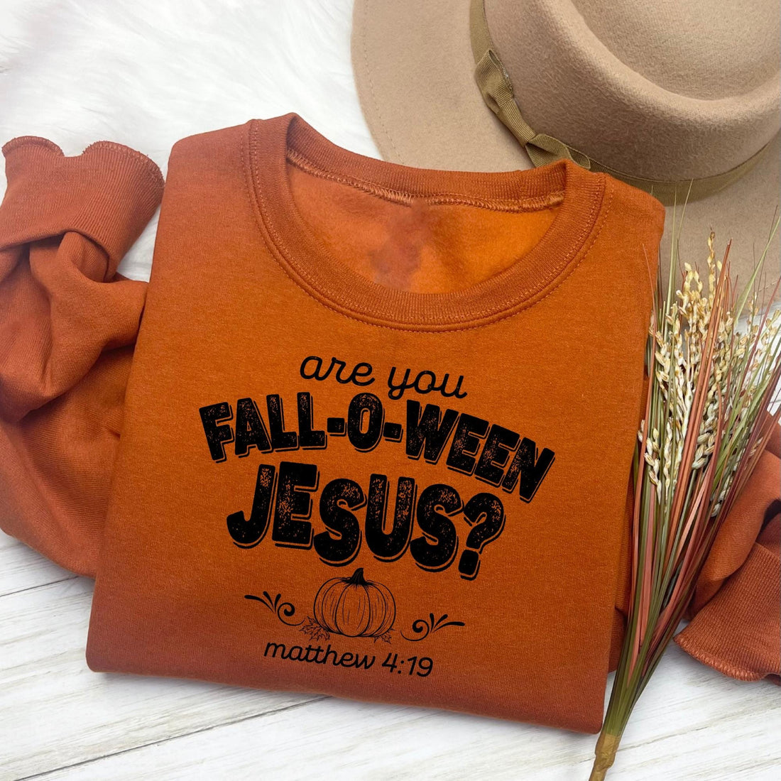 Are You Fall-O-Ween Jesus Sweatshirt, Christian Fall Shirt, Jesus Lover Gift, Halloween Jesus Sweatshirt
