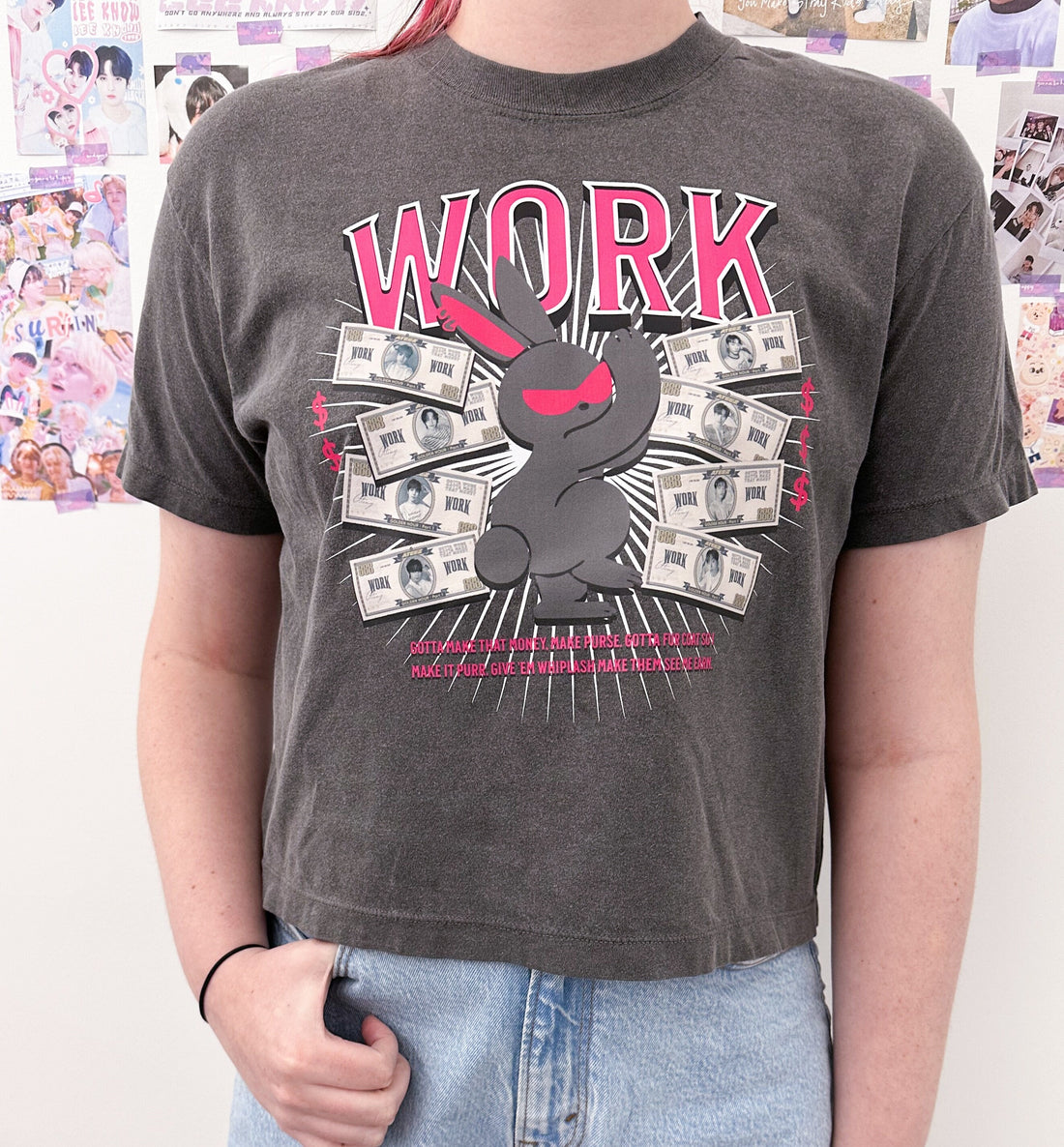 Gotta Work Boxy Cropped T-Shirt